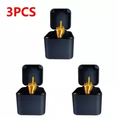 1-3 pçs natal interessante brincadeira presente dedo médio na caixa surpreendente piada brinquedo criativo spoof mão gesto mordaça presente para casa - comprar online