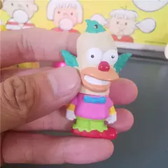 5-6cm simpsones anime estatueta kawaii homer marge bart lisa bonecas figura de ação bonito modelo brinquedos para menino menina crianças presente pingente na internet