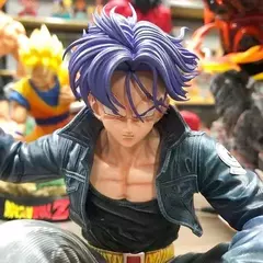 Dragon ball z anime figura troncos estatueta de ação super saiyan gk estátua pvc modelo decoração coleção brinquedo boneca presente natal - Wolf Magazine