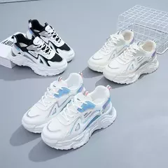 Sapatilhas de plataforma para mulheres, sapatilhas casuais para senhoras, sapatos baixos, verde, 2023 - comprar online