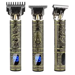 T9 Barbeador Elétrico para Homens, Trimer De Cabelo, Navalhas De Barbeiro De Viagem, Máquina De Barbear, Aparador De Barba, 0mm, Eletrodomésticos - loja online