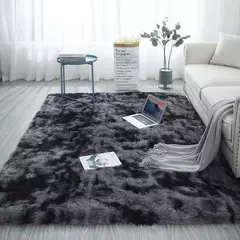 Tapete moderno de cabelo de seda para meninas, tapete de cama nórdico, corante, sala de estar em casa, sofá, cor pura, romântico, por atacado - Wolf Magazine