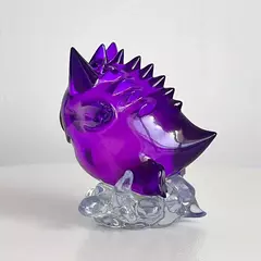 Anime pokemon gengar snorlax figura de ação q versão modelo kawaii boneca ornamento coleção dos desenhos animados crianças brinquedos aniversário presente - loja online