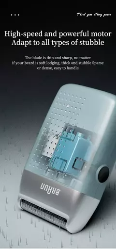 Fang Braun barbeador elétrico para homens, aparador de barba portátil aparador de cabelo, máquina de barbear recarregável original M1900 - Wolf Magazine