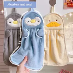 Toalha de microfibra para banheiro, Baby Wipes, Extra Grosso, Lenço Coral Velvet, Desenhos animados infantis, Toalha Absorvente Animal