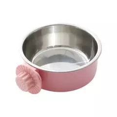 Imagem do Tigela de comida para animais de estimação, tigela suspensa de aço inoxidável para cães e gatos, o design 2 em 1, suprimentos destacáveis, tigela fixa para gatos, caixa para beber