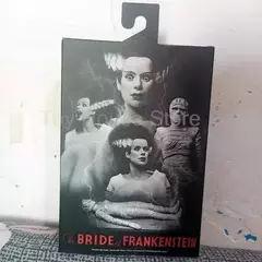 Neca figura noiva de frankenstein figura 1931 mary shelley acessório mesa de laboratório conjunto figuras de ação coleção modelo brinquedos boneca na internet