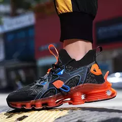 Novo design lâmina tênis de corrida dos homens amortecimento meia adolescente ao ar livre jogging zapatillas calçados na moda alta qualidade - loja online