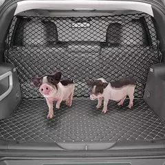 Cerca de porta-malas de carro, rede protetora de isolamento para cães de estimação, resistente, durável, elástica, cerca de segurança para animais de estimação para qualquer veículo na internet