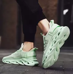 Imagem do Tênis de malha respirável masculino, Sapatos casuais volumosos, Luxo, Clássicos, Tendências originais, à venda, Primavera, Outono, 2022
