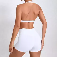 Sportswear por atacado para mulheres, sutiã esportivo e shorts outfit, roupas de ioga, kit de roupas fitness, push up treino Activewear, vermelho, 2024 - comprar online