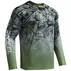 FEIYUE-Camisetas de Proteção Solar Respirável Masculina, Manga Comprida, Secagem Rápida, Caminhadas, Camisas de Pesca, Camuflagem, UPF 50 Plus, TOPS à Prova de UV na internet