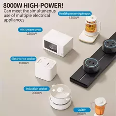 Imagem do Tomada de parede, UE, Reino Unido Padrão, Universal, Casa, Cozinha, Banheiro, Escritório, Soquetes Ferroviários, Substituível, Qualidade High-End