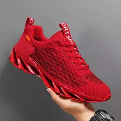 Tênis de corrida antiderrapante respirável para homens e mulheres, tênis esportivos, moda casual, primavera e outono - Wolf Magazine