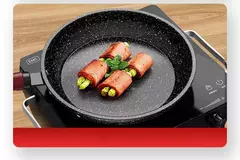 Imagem do Frigideira Antiaderente, Wok Pan, Panqueca com Tampa, Fogão a Gás de Indução