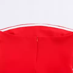 Imagem do TRAF-Blusa sem mangas sem alças para mulheres, tops femininos, zíper traseiro, roupas de rua, tanque chique, moda verão, nova
