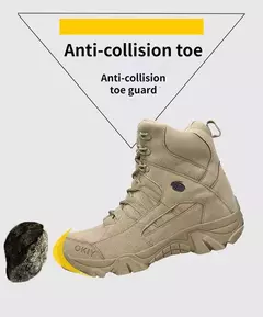Táticas-Botas de Treino de Combate para Homens, Sapatos Masculinos Atualizados, Ao Ar Livre, Camping, Anti-desgaste, Resposta Rápida, Pesca, Caça, Tênis, Caminhada - comprar online