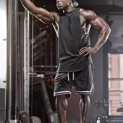 Calções de basquete de malha respirável masculino, corredores de ginástica, calças curtas esportivas masculinas, scanties casuais, verão - Wolf Magazine