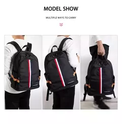TINYAT-Mochila impermeável para homens e mulheres, bolsa de volta à escola com armazenamento de sapatos, dobrável, resistente a manchas, estudante - loja online