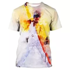 Homens e mulheres Queen Rock Band 3D Impresso Camisetas, Streetwear de grandes dimensões, camiseta de manga curta, Harajuku Tops, camisetas infantis, roupas da moda - Wolf Magazine