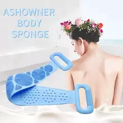 Imagem do Silicone Body Scrubber para Banheiro, Back Massage, Esfoliante Esponja, Escova de banho, Escova de chuveiro, Body Wash, Remoção Bath Spong