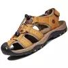 2024 sapatos masculinos de couro verão novo tamanho grande sandálias masculinas sandálias de moda chinelos tamanho grande 38-47 ?