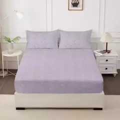Capa de cama para quarto, 3 peças, conjunto de lençóis estampados (um lençol e duas fronhas) Una Sábana Y Dos Fundas De Almohada na internet