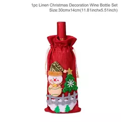 Tampa De Garrafa De Vinho De Natal, Decorações De Feliz Natal Para Casa, Ornamento De Natal, Presentes De Natal, Ano Novo 2025, 2025