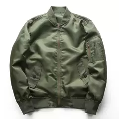 Jaqueta bomber masculina 2023 nova primavera outono jaquetas de beisebol masculino piloto outwear casaco verde do exército com zíper uniforme tático masculino na internet