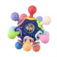 Chocalhos educativos brinquedos para bebês, mordedor sensorial recém-nascido, jogos de desenvolvimento para bebês, 0, 6, 12 meses - loja online