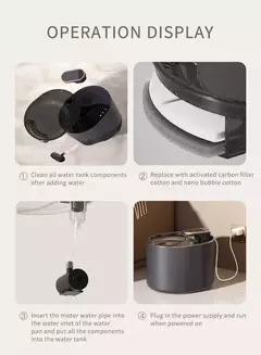 Fonte de água para gatos, fonte automática para beber gatos, carga usb, alimentador elétrico, dispensador de água para animais de estimação, suprimentos para gatos na internet