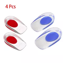 2 pçs silicone heel pads plantar fasciitis homem calcanhar spur silicone gel calcanhar copos dor calcanhar calcanhar para sapatos pé silicone pé almofada na internet