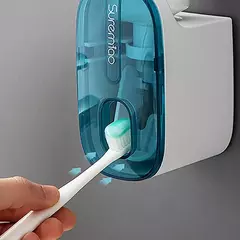 1 PCS Dispensador Automático Creme Dental Acessórios Do Banheiro Wall Mount Preguiçoso Creme Dental Squeezer Suporte Escova - Wolf Magazine