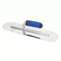 Aço inoxidável alça de plástico redonda espátula gesso putty faca acabamento concreto espátula construção mão plástico lidar com ferramenta