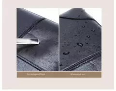 Bolsa crossbody impermeável para homens, cor sólida, grande capacidade, pasta portátil, armazenamento de couro PU, sacos de ombro, meninos