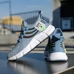 Homens tênis respirável clássico sapatos casuais homem tênis 2024 novo ao ar livre confortável malha sapatos masculinos tenis masculino - comprar online