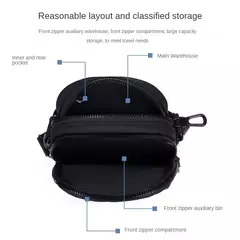 Imagem do GOLF Saco dos homens novos Único Bolsa de Ombro Esportes Crossbody Bag Waterproof Oxford Canvas Moda Pequena Mochila Moda Etiqueta