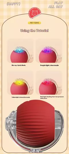 Bola elétrica quente para cães, bola de rolamento automática, recarregável, inteligente, animal de estimação, brinquedo interativo de pelúcia, treinamento de cães e gatos, imitar mouse - Wolf Magazine