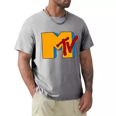 Camiseta retrô da música rap rock MTV, camiseta de manga curta Harajuku, tops gráficos 100% algodão, vintage - Wolf Magazine