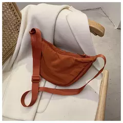 Bolsa Crossbody de Nylon Hobos para Mulheres, Bolsas de Ombro Casual Designer, Bolsa de Grande Capacidade Lady Travel Shopper, Bolsas Femininas, 2024 na internet