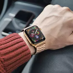 Pulseira de Aço, iWatch Series 7, 8, 9, SE, 4, 5, 6, Ultra 2, 49mm, 40mm, 41mm, Correia para Apple Watch Band, Pulseira de Relógio, 42 milímetros, 44 milímetros, 45 milímetros na internet