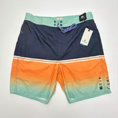 Masculino Esporte Bermuda Shorts, Praia Swimwear, Surf, Natação, Volley Boardshorts, Bolso Lateral, 2 Camadas, Tamanho S, M, L