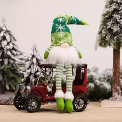Natal Faceless Doll Gnome Ornamentos, Luz LED, Pelúcia, Artesanato de tricô, Decoração pendente, Decorações para crianças, Presente - loja online