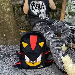 Mochila Diablo Sonic para casais, mochila de desenho animado para estudante, grande capacidade, moda de viagem, legal, novo