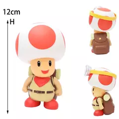 Super mario bros figura de ação brinquedos wario waluigi bowser pvc modelo boneca sapo burro kong anime dos desenhos animados jogo coleção brinquedo presente na internet