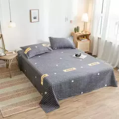 Lençol de cama de alta qualidade cor sólida, folha plana, gêmeo, completo, rainha, king size, Skin-Friendly, Soft Top, sem capas de travesseiro, 1pc - Wolf Magazine