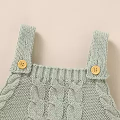 Macacão infantil de malha sem mangas, roupas de bebê recém-nascido, macacões de cor sólida, roupas infantis, primavera e outono - Wolf Magazine