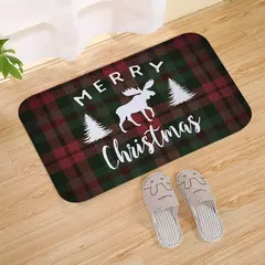 Ao ar livre Papai Noel porta tapete, Feliz Natal tapete, decorações para casa, ornamento de Natal, ano novo, 2025, 2025