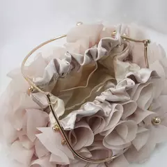 Saco de embreagem floral acetinado de luxo para mulheres, festa de noiva, bolsas e bolsas de casamento, bolsa de grife pequena - comprar online