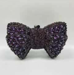 Mais novo strass verde/preto bolsa de embreagem arco luxo diamante feminino vermelho noite embraiagens sacos casamento nupcial saco pedras bolsas - comprar online